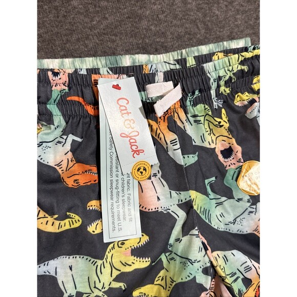 Cat & Jack Boy's Sleepwear Shorts 2 Pair Print Blue Extra Small 4/5 - Picture 3 of 7